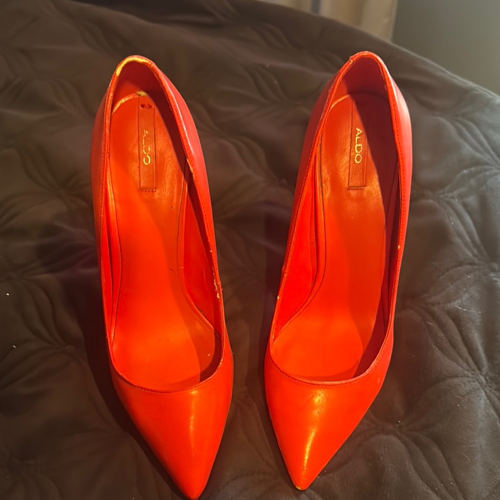 Aldo Vibrant Red Women's Heels